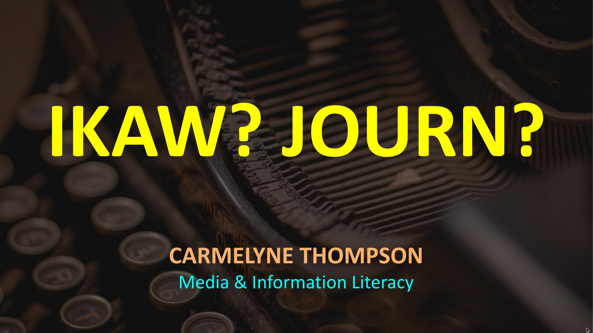 Media Literacy & Disinformation Thumbnail