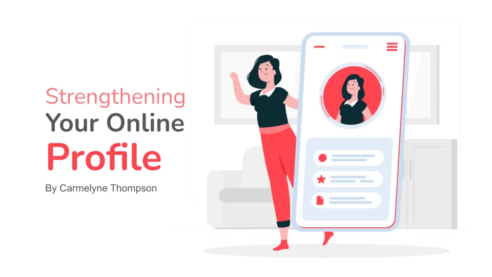 Strengthening Online Profile (@ Digifest 2023) Desktop Mockup