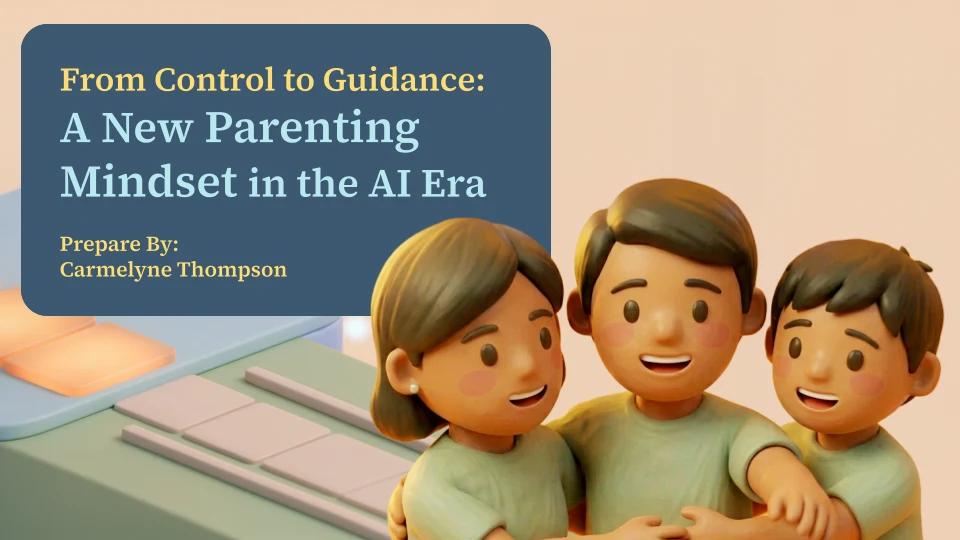 From Control to Guidance: A New Parenting Mindset in the AI Era Desktop Mockup