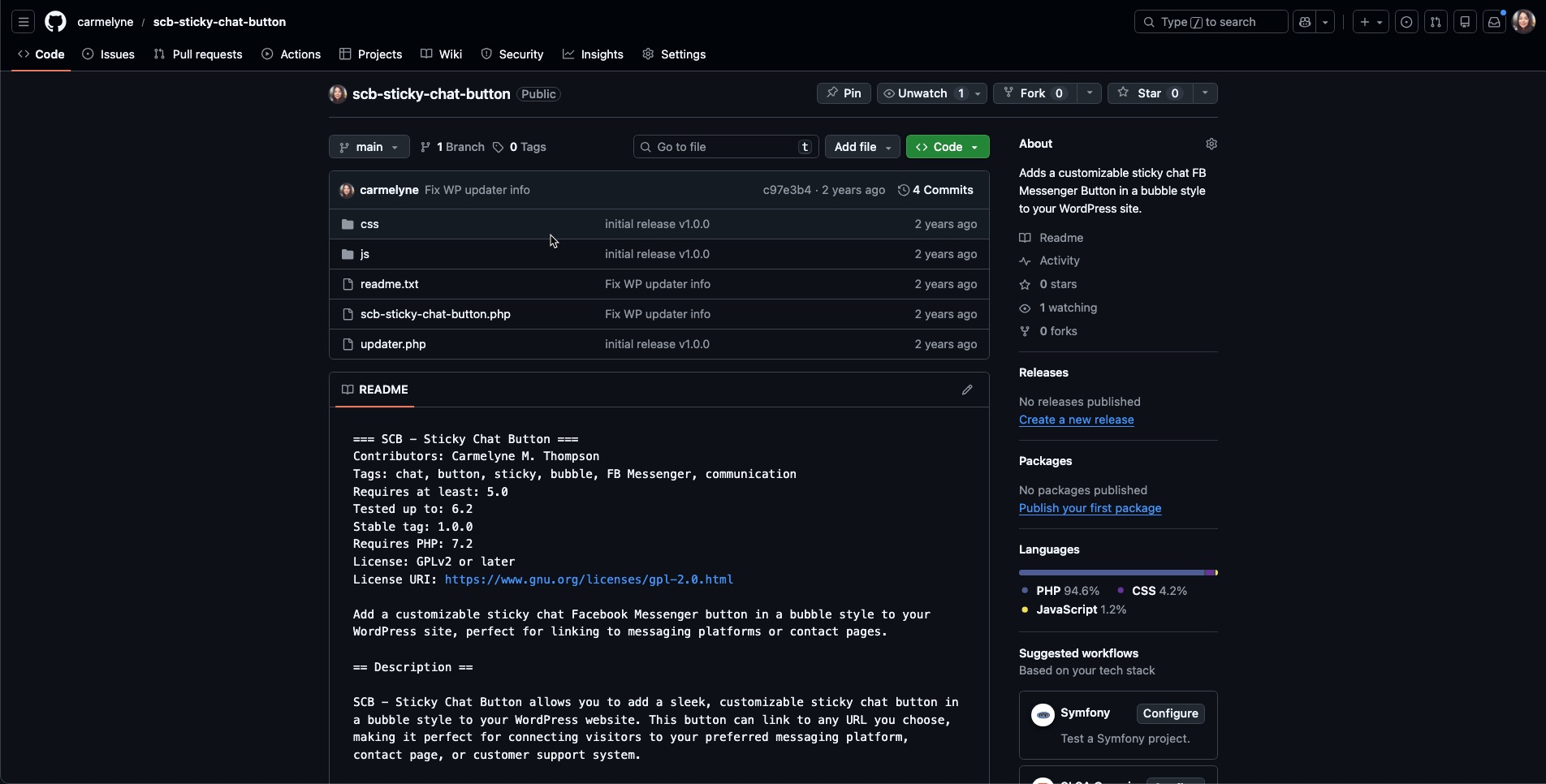SCB Sticky Chat Button Desktop Mockup
