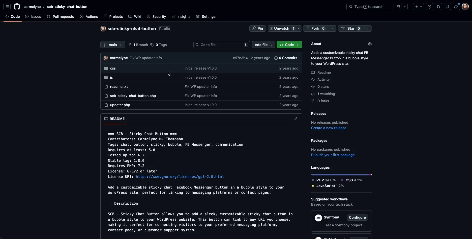 SCB Sticky Chat Button Desktop Mockup