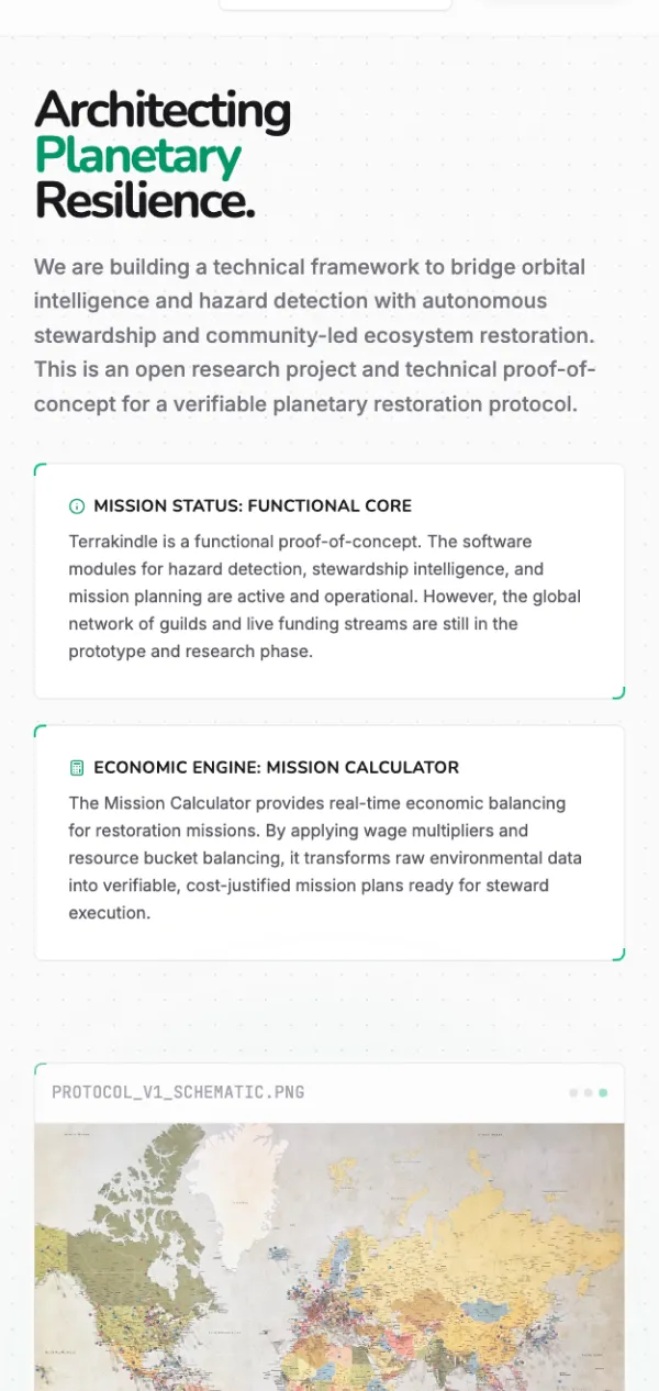 Terrakindle Mobile Mockup