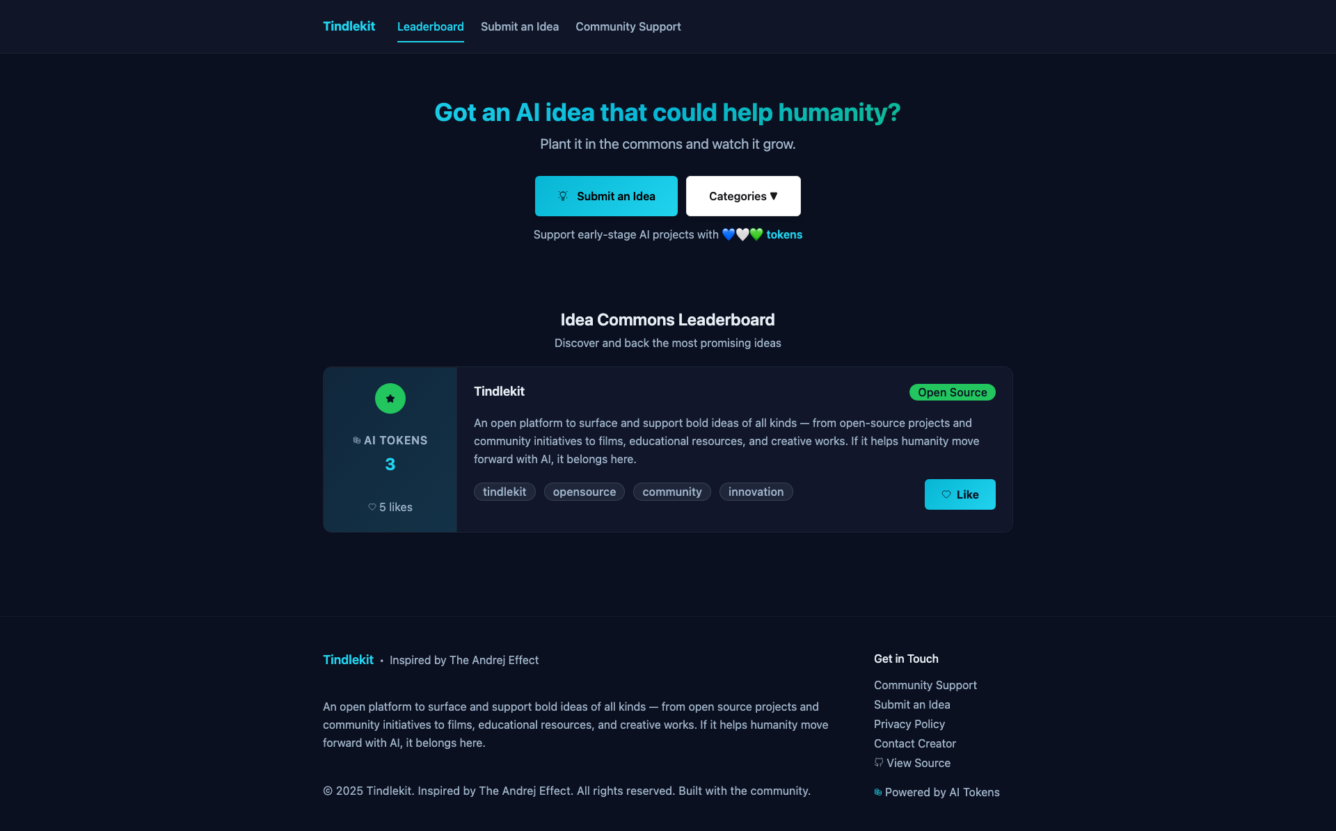 Tindlekit Desktop Mockup