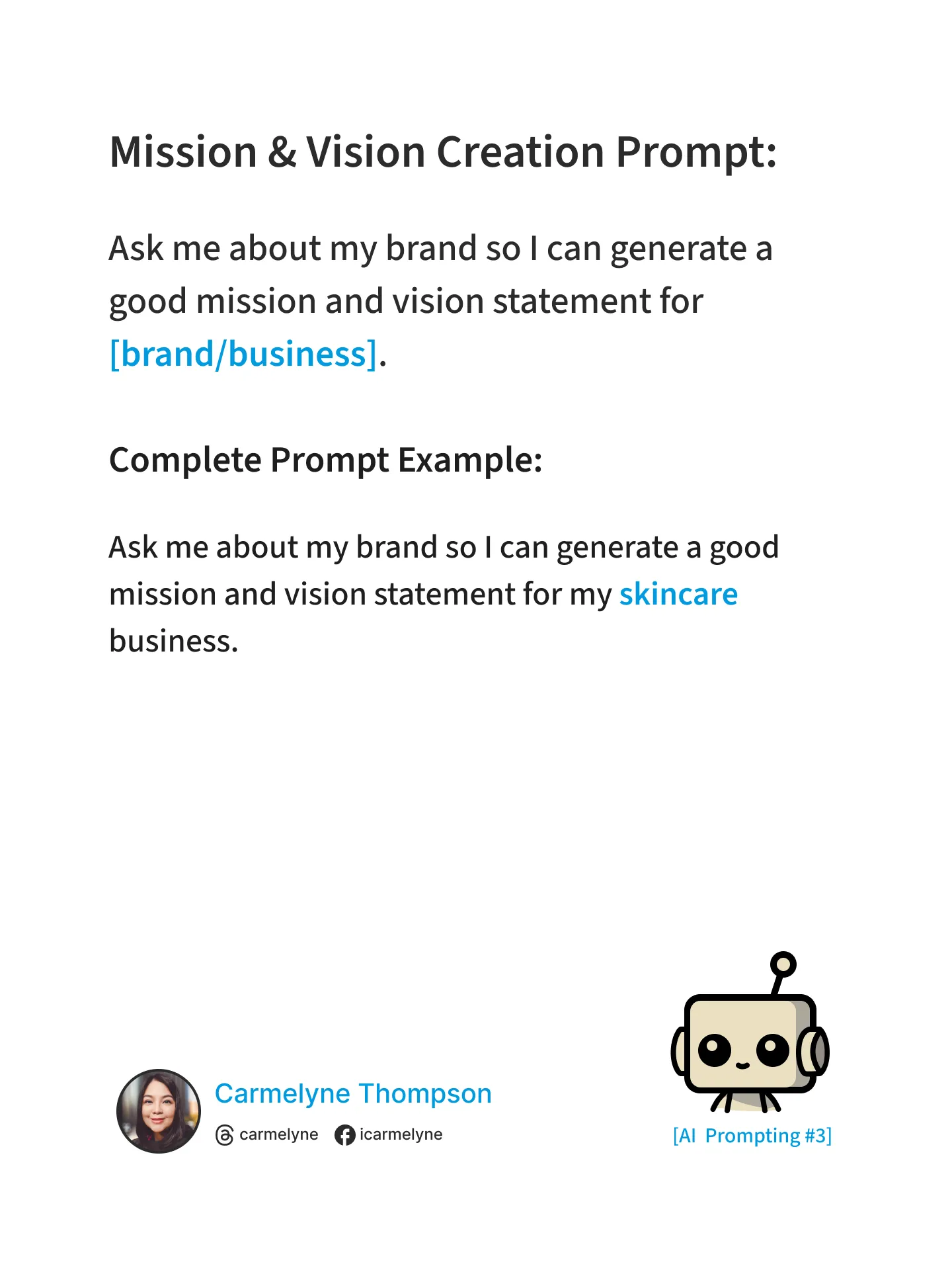 Mission & Vision Creation Prompt