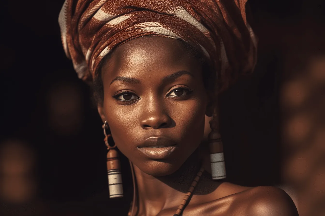 Central African Republic Model Portrait