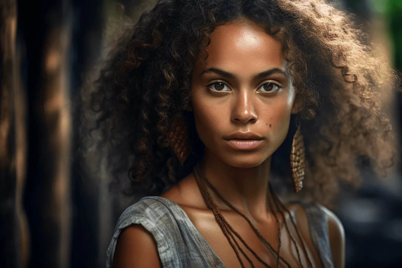 Cocos Ialand Model Portrait