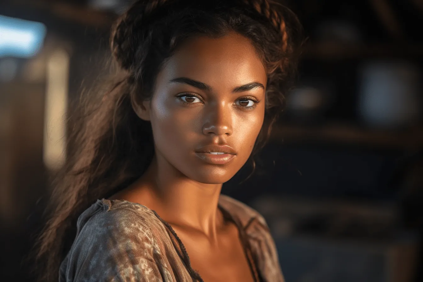 Cook Island Model Portrait