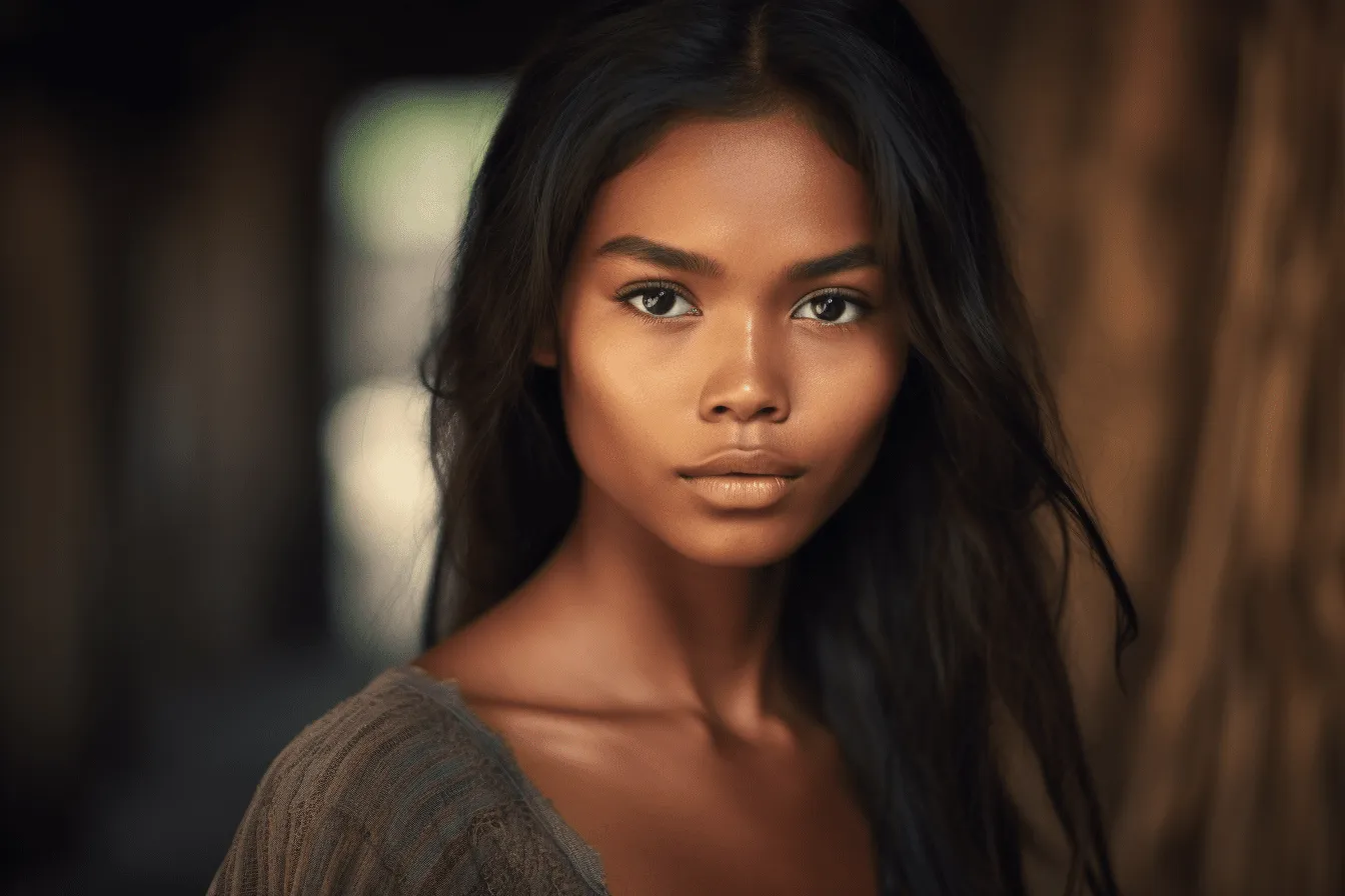 East Timor Model Portrait