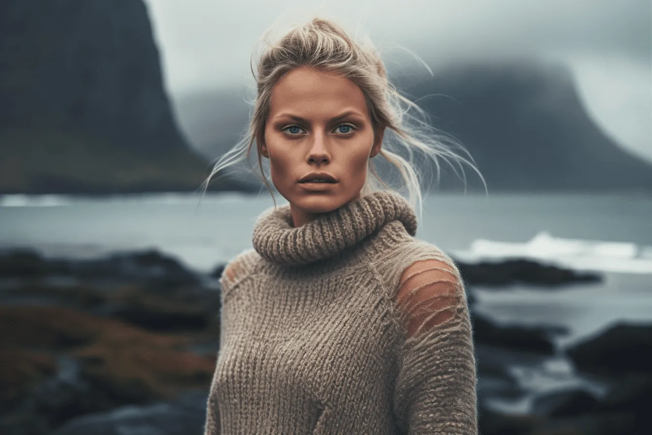 Faroe Island Model Portrait
