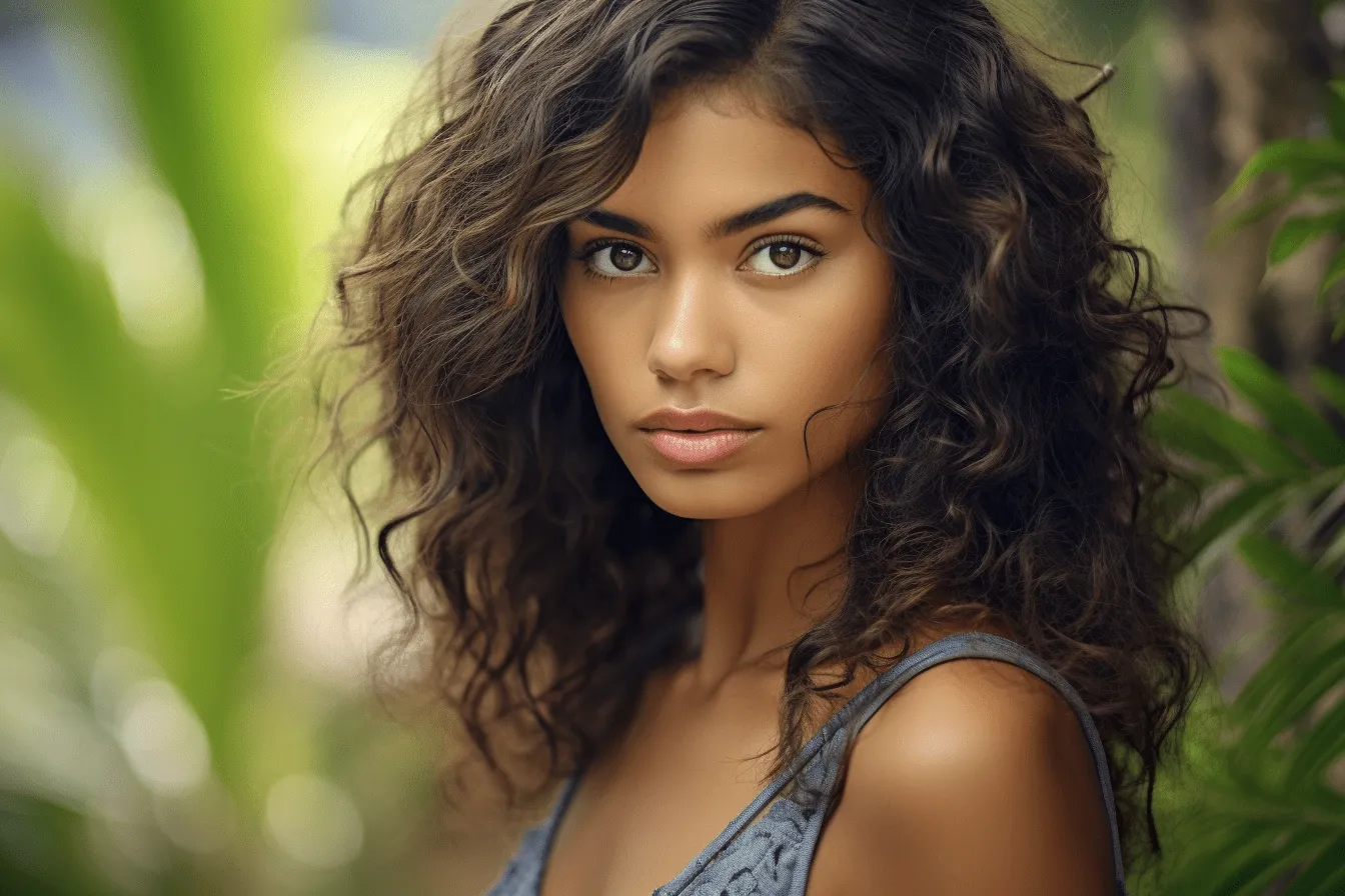 French Polynesia Model Portrait