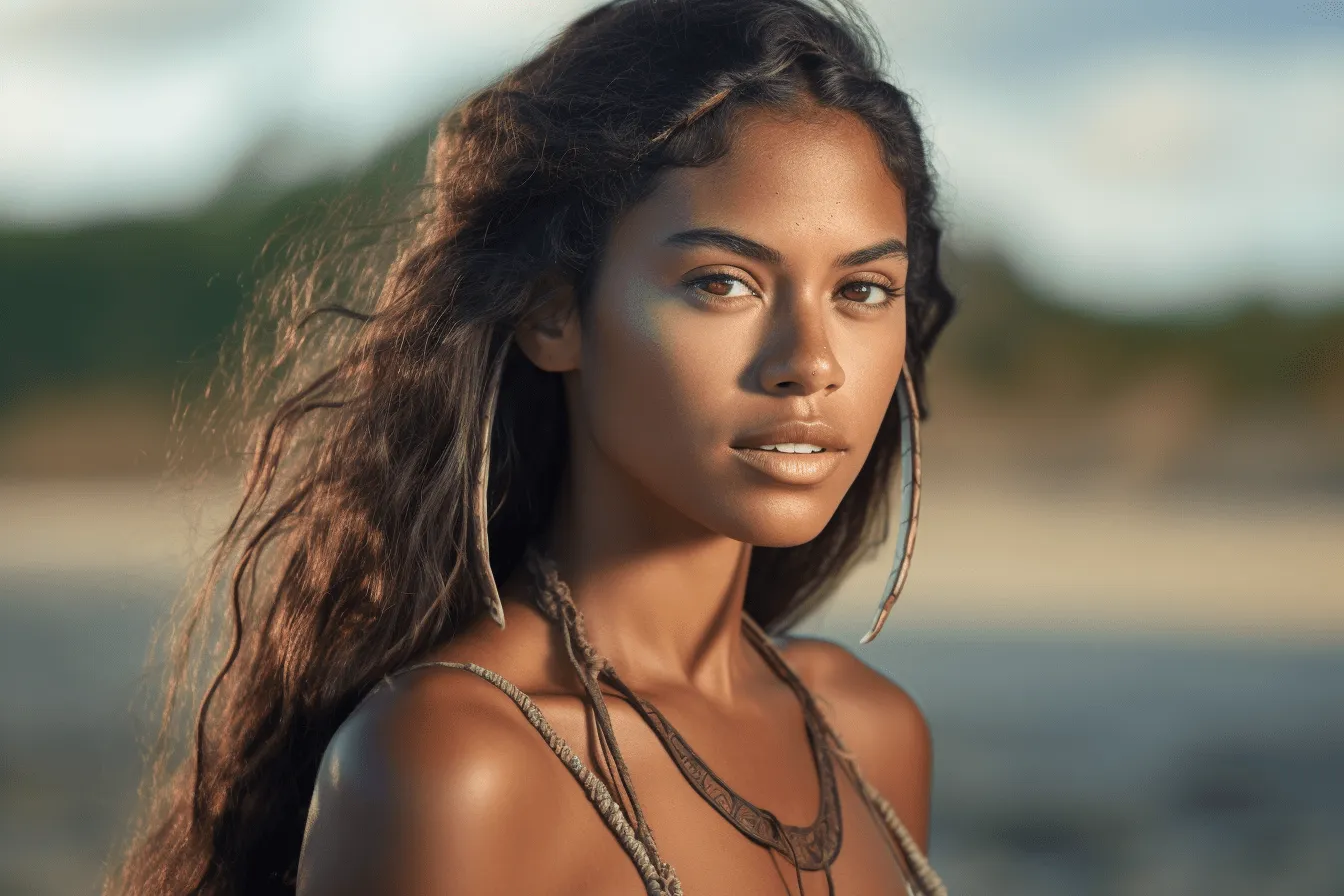 Kiribati Model Portrait