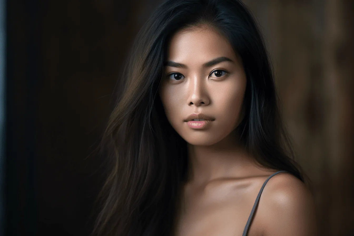 Lao Model Portrait