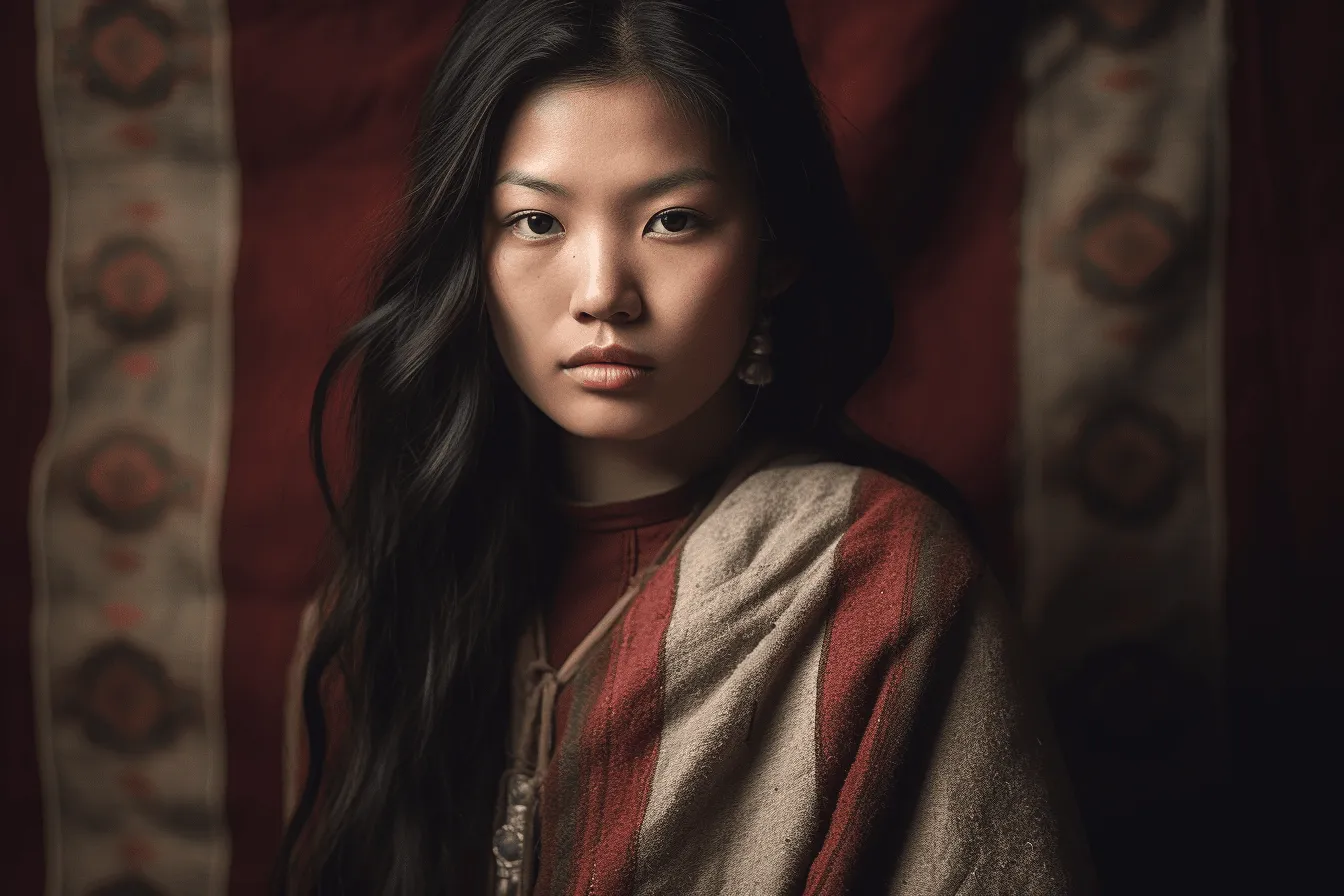 Tibet Model Portrait