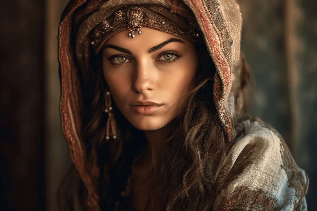 Turkey Model Portrait