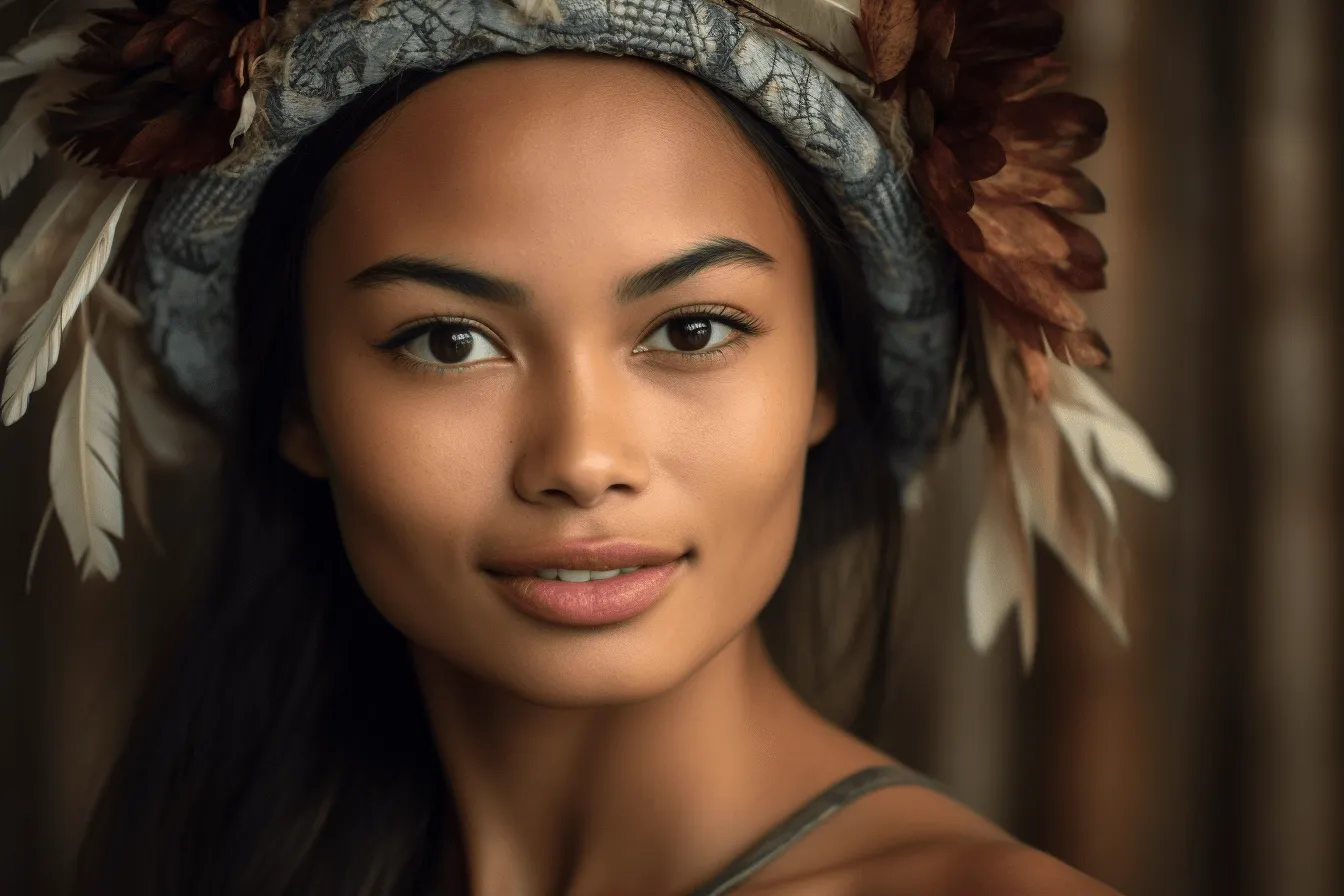 Tuvalu Model Portrait