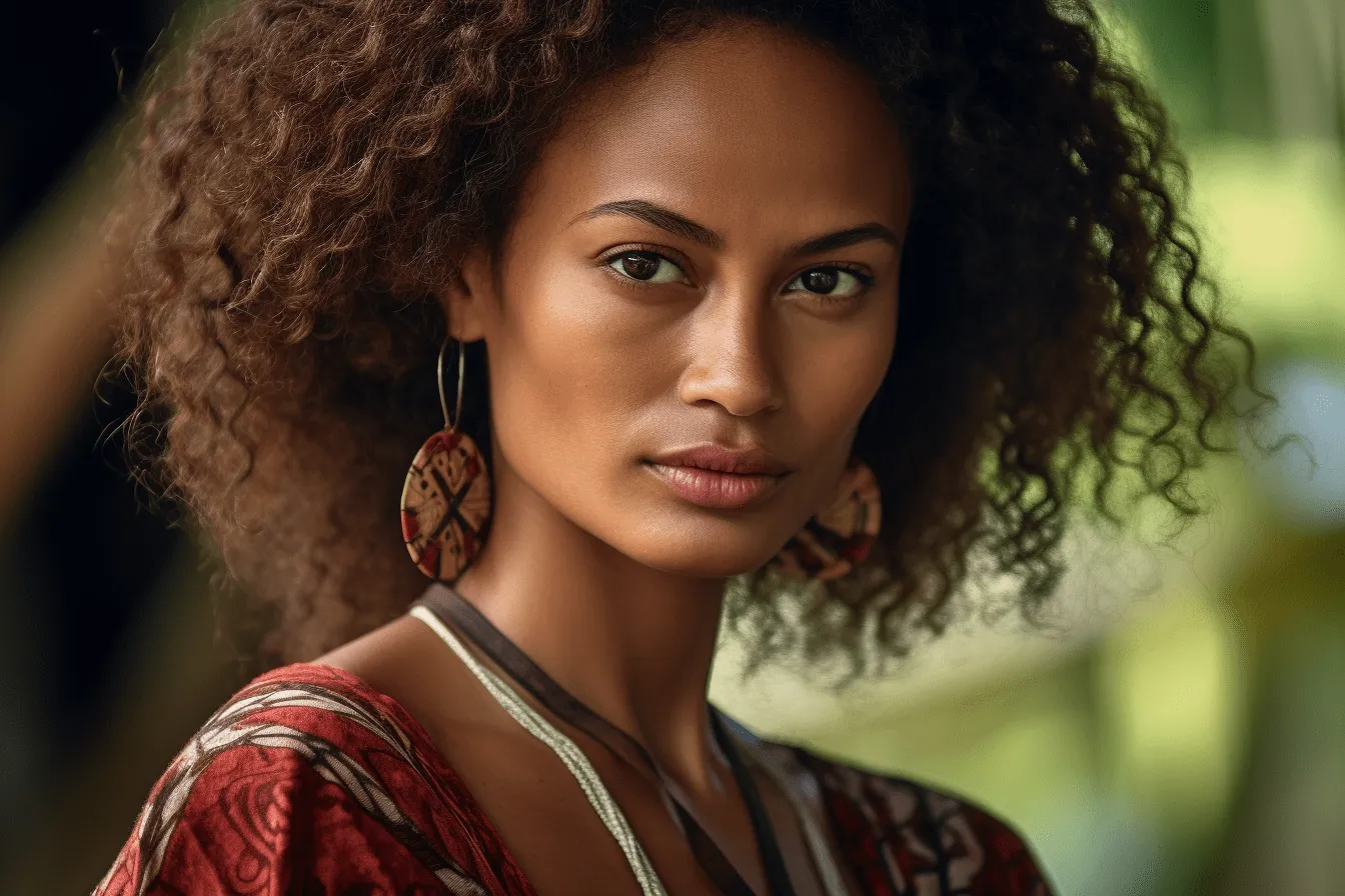 Wallis and Futuna Islands Model Portrait