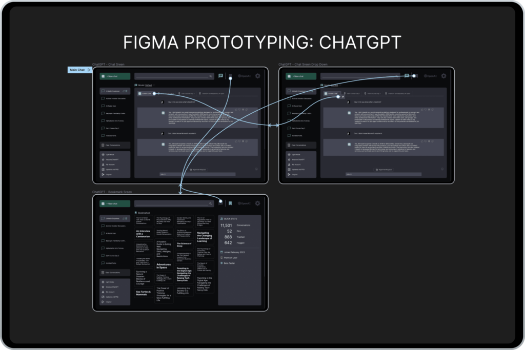 Figma Prototyping: ChatGPT
